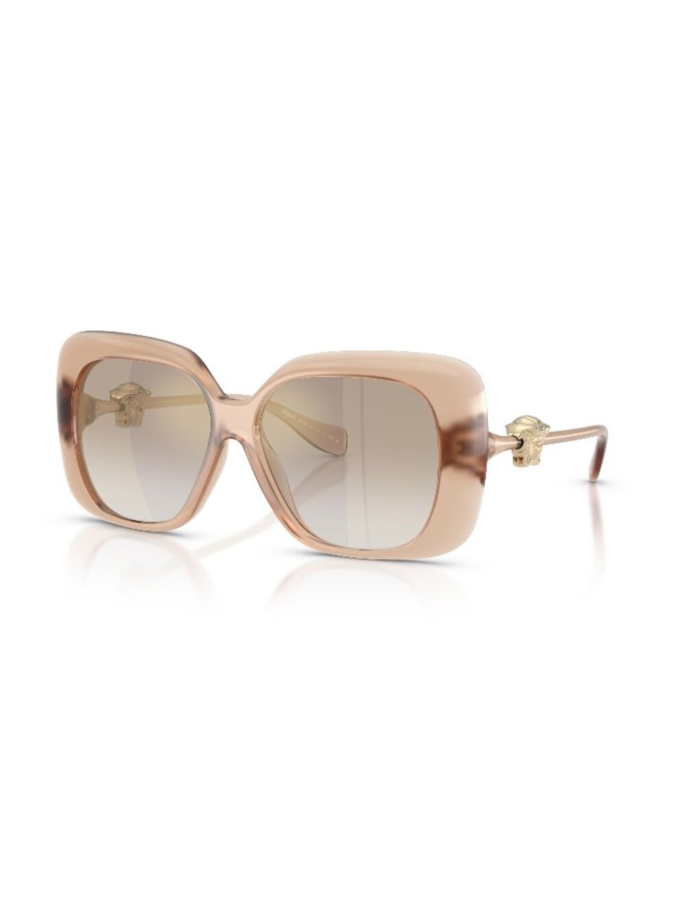New Versace Women's Sunglasses Multicolor Brown Lens Injected Frame VE4499U 57